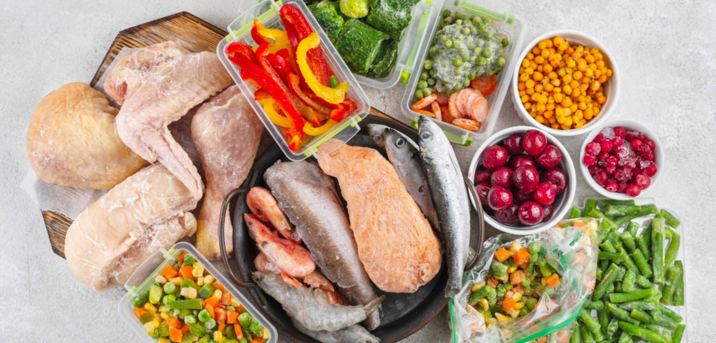 Ilustrasi bahan pokok. (Freepik)