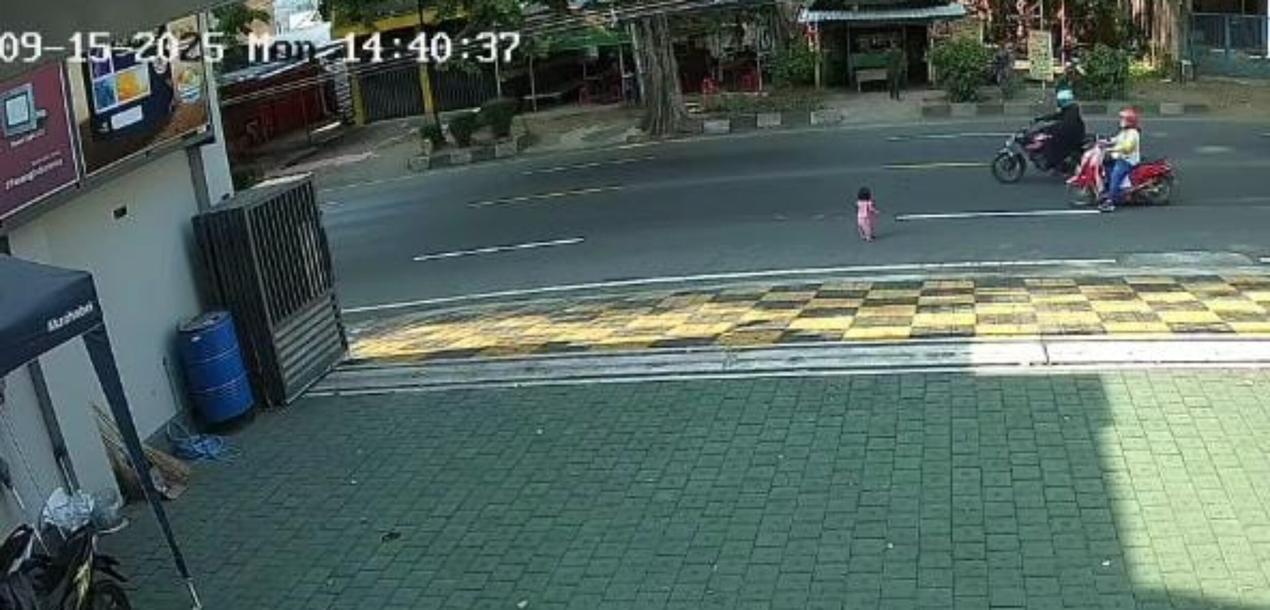 Tangkapan layar rekaman CCTV (Redaksi / Kabarterdepan.com)