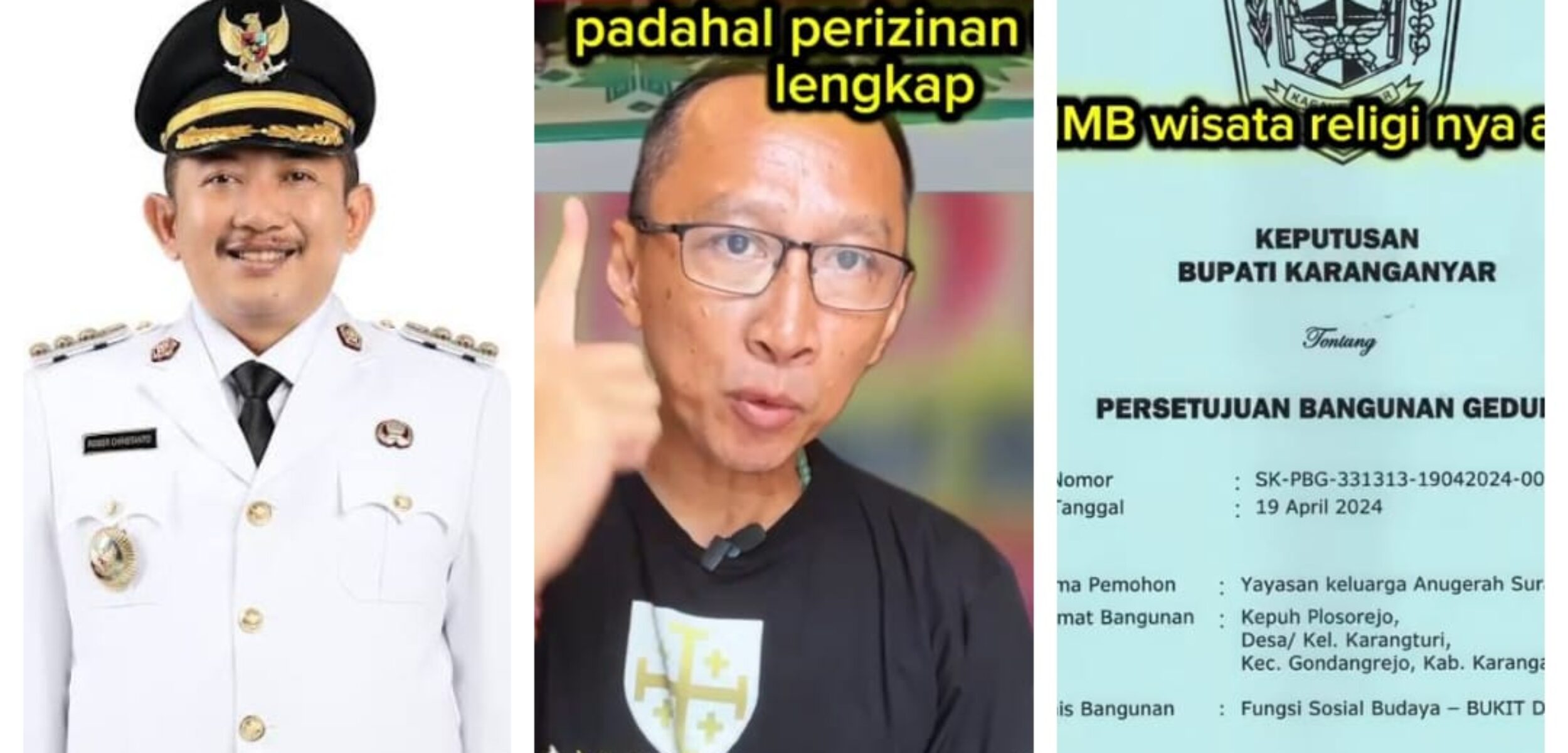 Bupati Karanganyar Tunda Proyek Bukit Doa Holly Land Meski Izin Lengkap, Abu Janda : Jangan Kalah dengan Intoleran!