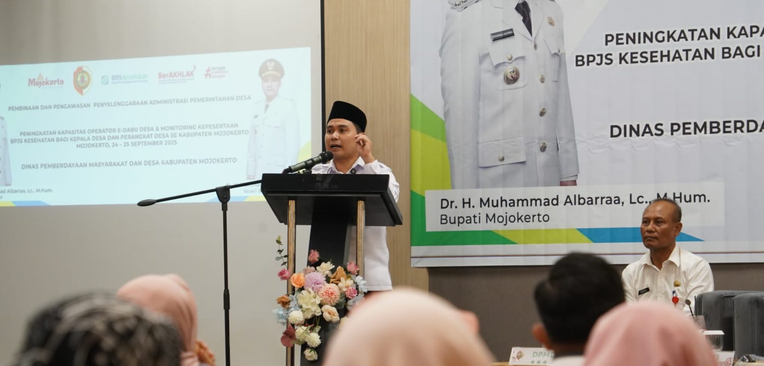 Pemkab Mojokerto menggelar kegiatan pembinaan dan pengawasan penyelenggaraan administrasi pemerintahan desa pada 24-25 September 2025. (Kominfo Kab Mojokerto)