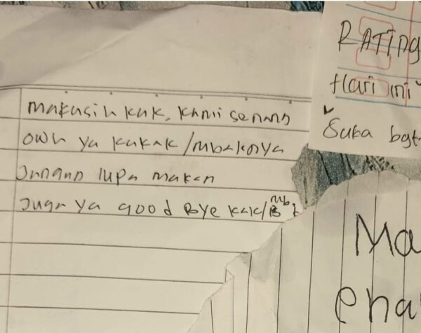 Surat Kecil dari Murid untuk Dapur SPPG Dalpenang Sampang