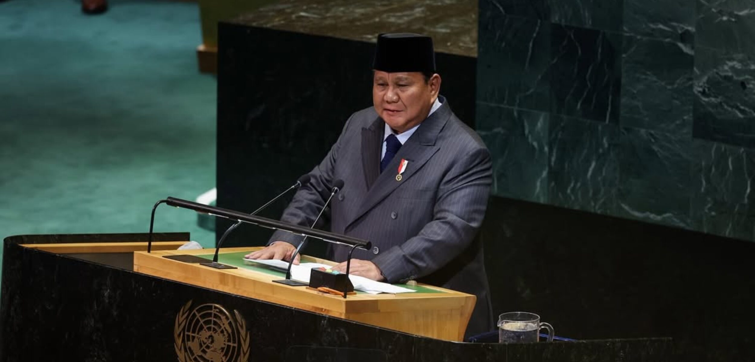 Presiden menyerukan komitmen Indonesia untuk mendukung terwujudnya Solusi Dua Negara bagi Palest