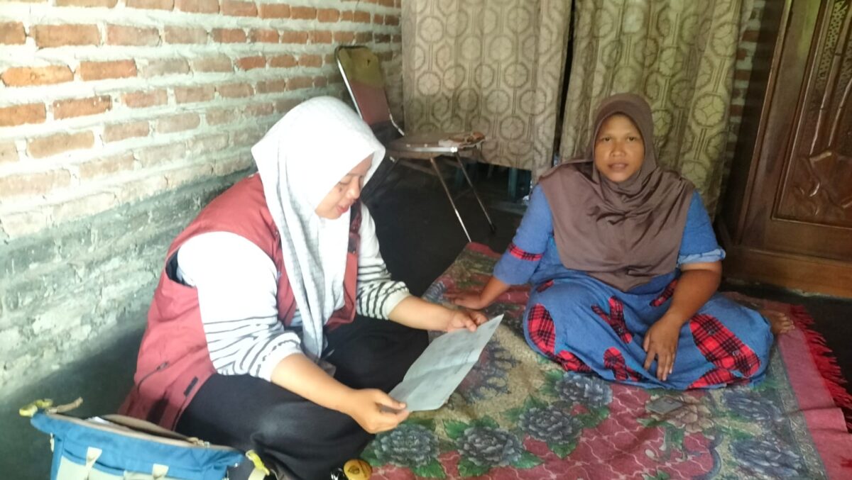 Pendamping Sosial lakukan Monev Bansos di Kabupaten Mojokerto