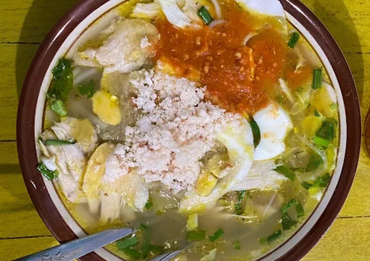 Potret soto ayam Mojokerto.