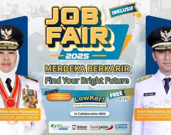 Siap-siap! Pemprov Jatim Buka Job Fair 2025 dengan 4.532 Lowongan Kerja, Disabilitas Bisa Ikut