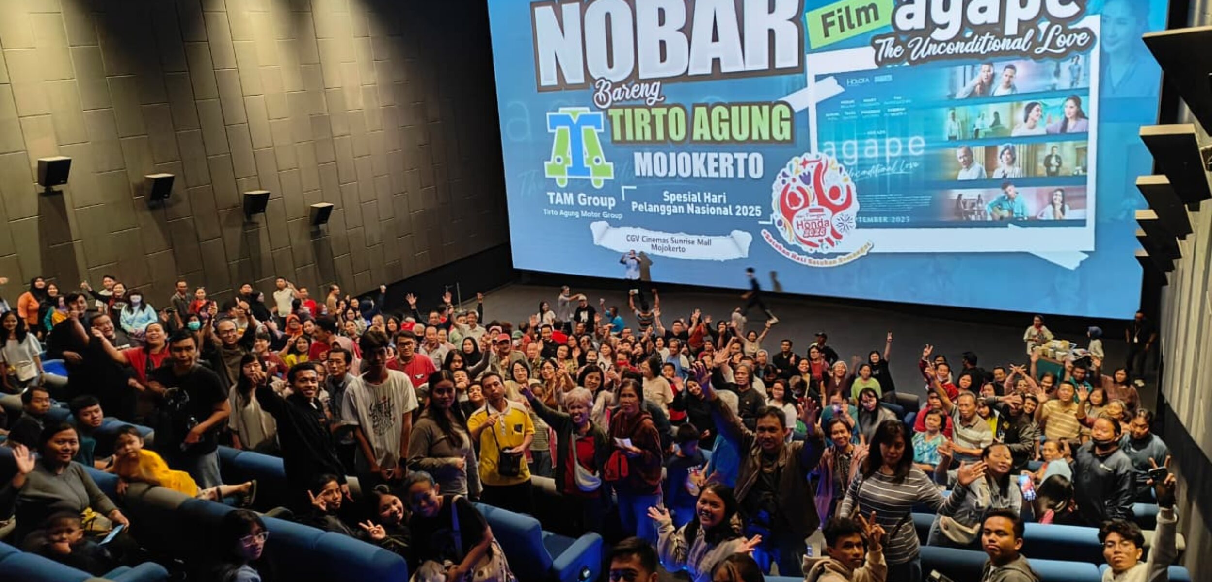 Nobar Film Agape The Unconditional Love, Tirto Agung Motor Pererat Hubungan dengan Konsumen