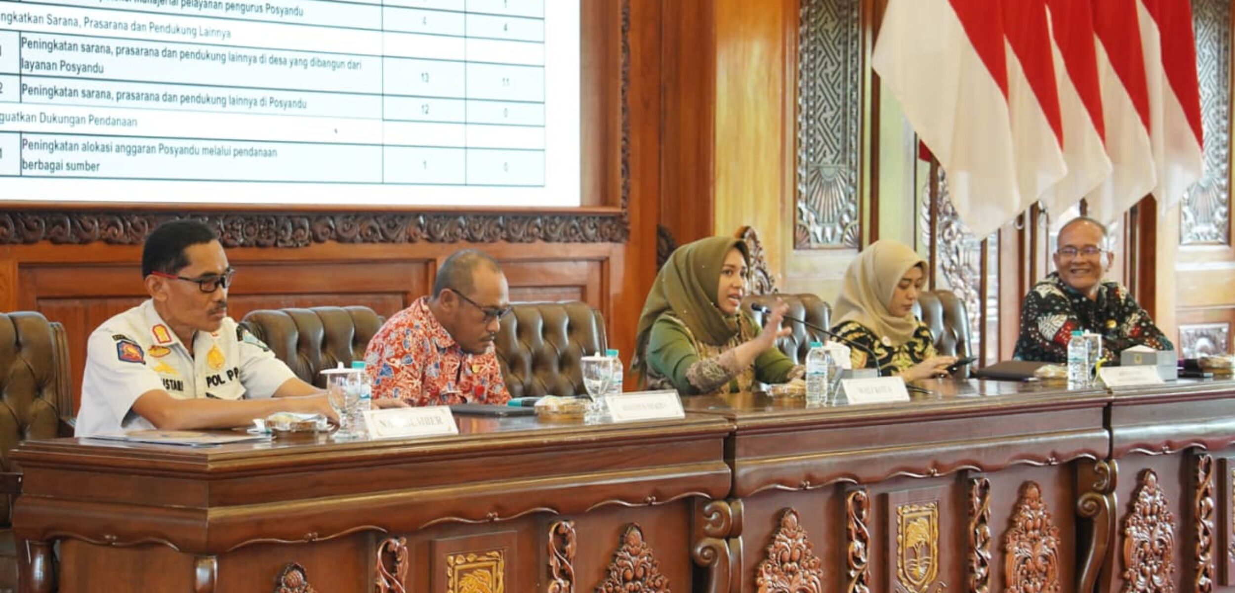 Wali Kota Mojokerto Ika Puspitasari menekankan pentingnya sinergi antara TP Posyandu dan OPD pengampu Standar Pelayanan Minimal (SPM) untuk memastikan keberhasilan program Posyandu 6 SPM di Kota Mojokerto. (Kominfo Kota Mojokerto)