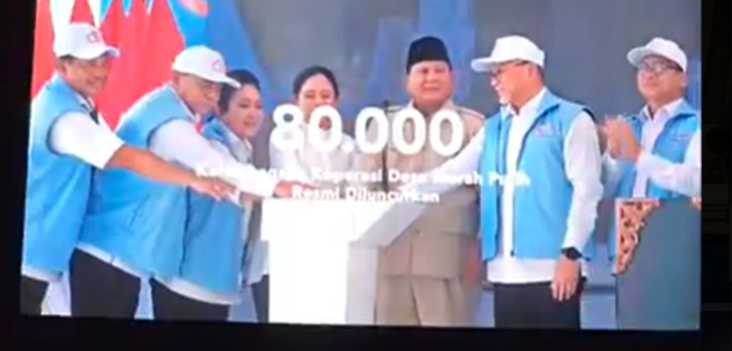 Penayangan video program Presiden Prabowo Subianto di sejumlah bioskop. (Tangkapan layar X)