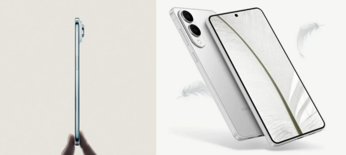 Kolase Ponsel Flagship ultra-tipis iPhone 17 Air dan Galaxy S25 Edge. (X)