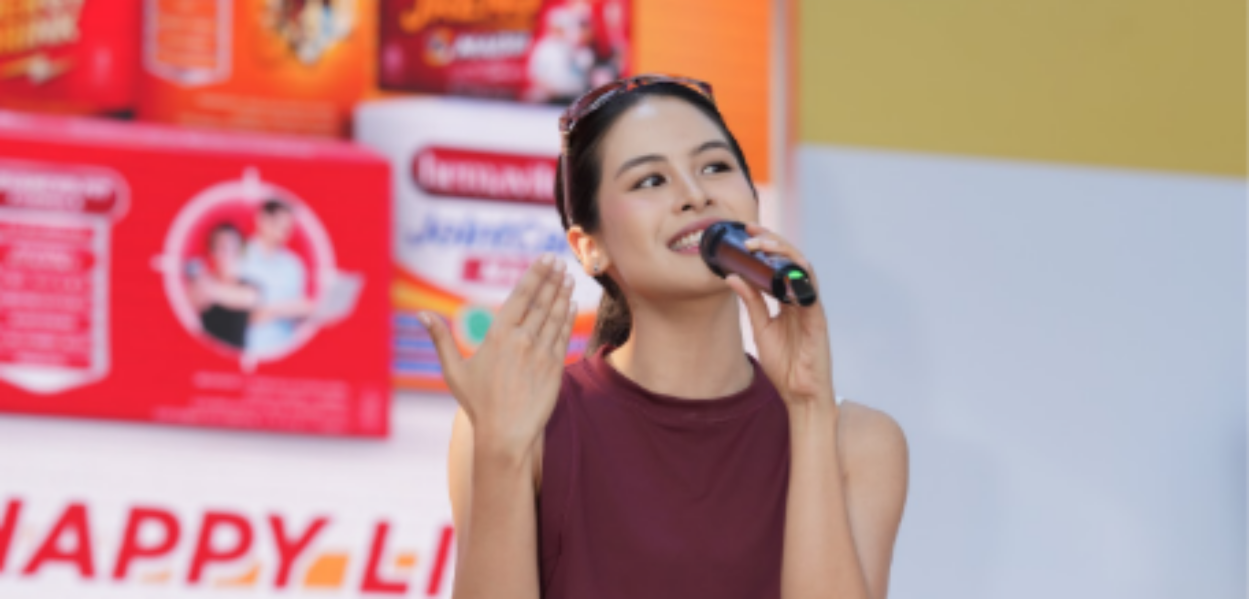 Maudy Ayunda dalam acara hemaviton Fit & Health Festival 2025 menekankan bahwa hidup sehat adalah fondasi penting untuk terus berkarya dan menginspirasi. (Istimewa)