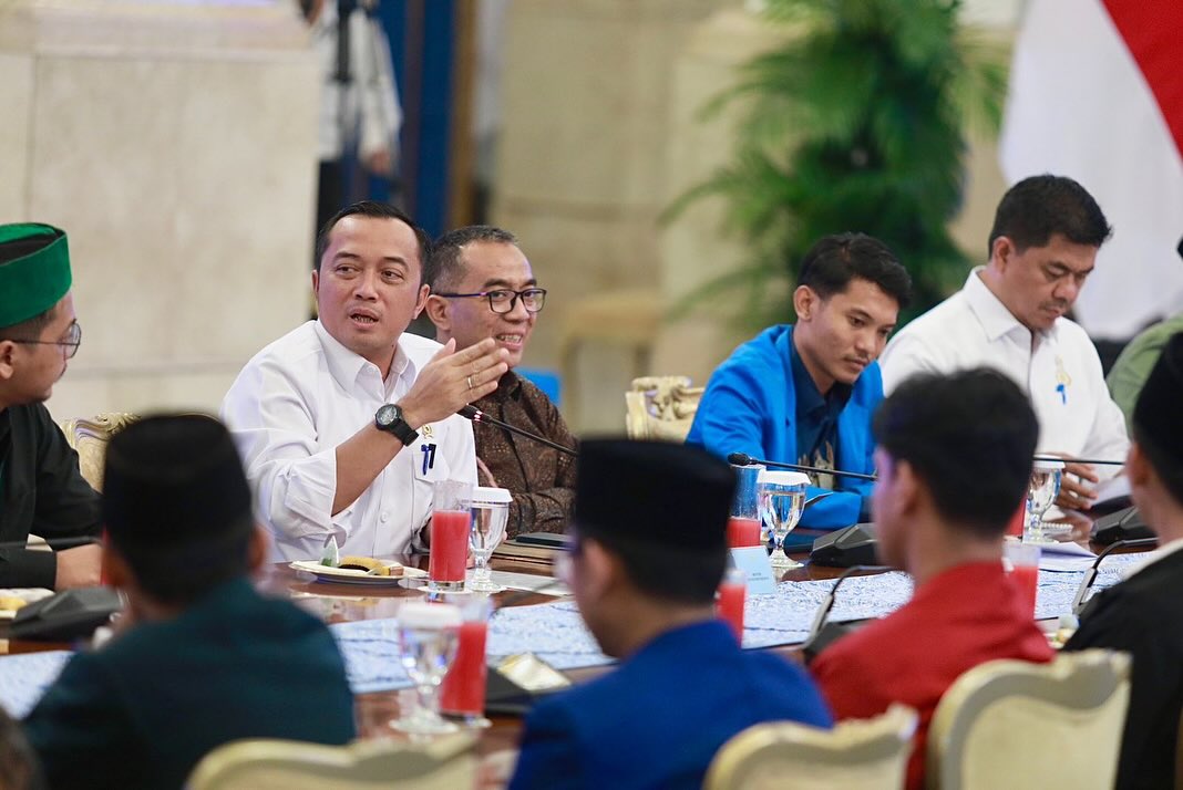 Menteri Sekretaris Negara (Mensesneg), Prasetyo Hadi saat silaturahmi pemerintah dan mahasiswa di Istana Negara, Kamis (4/9/2025) lalu (Instagram @kemensetneg.ri)