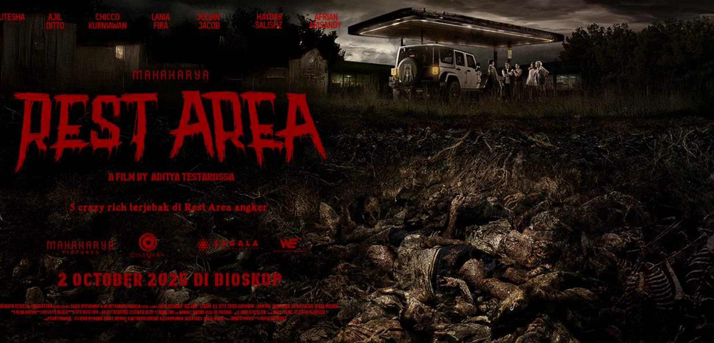 Film Rest Area Tayang Hari Ini, Teror Hantu Kresek Kejar Dosa 5 Crazy Rich