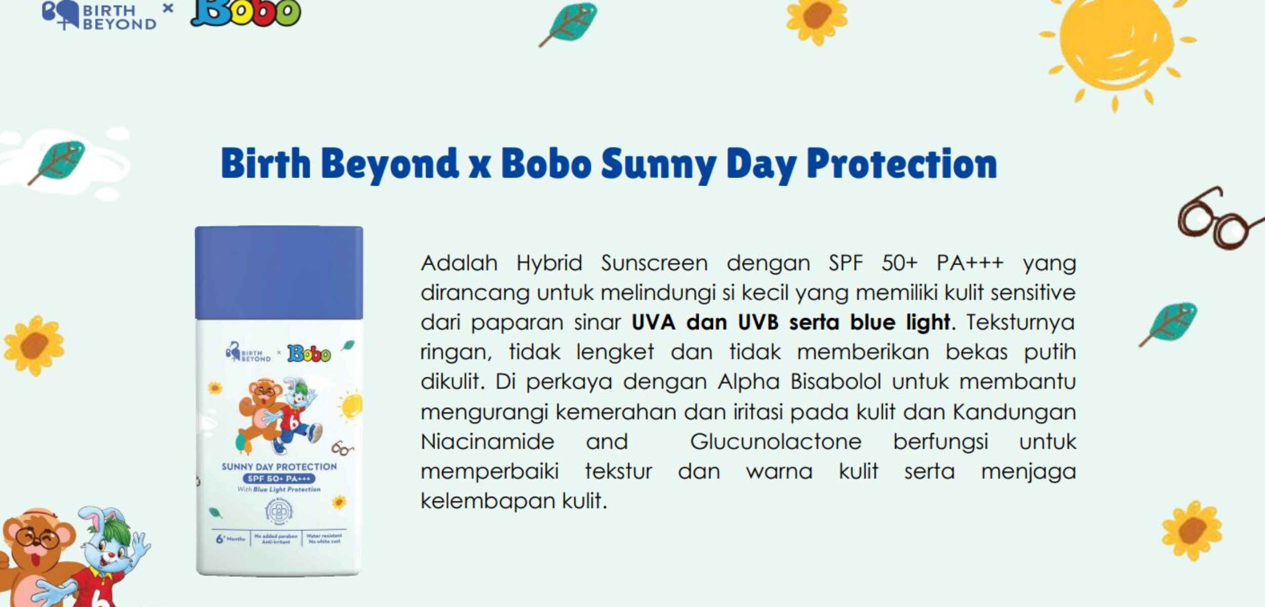 Birth Beyond Sunny Day Protection. (Birth Beyond for Kabar Terdepan)