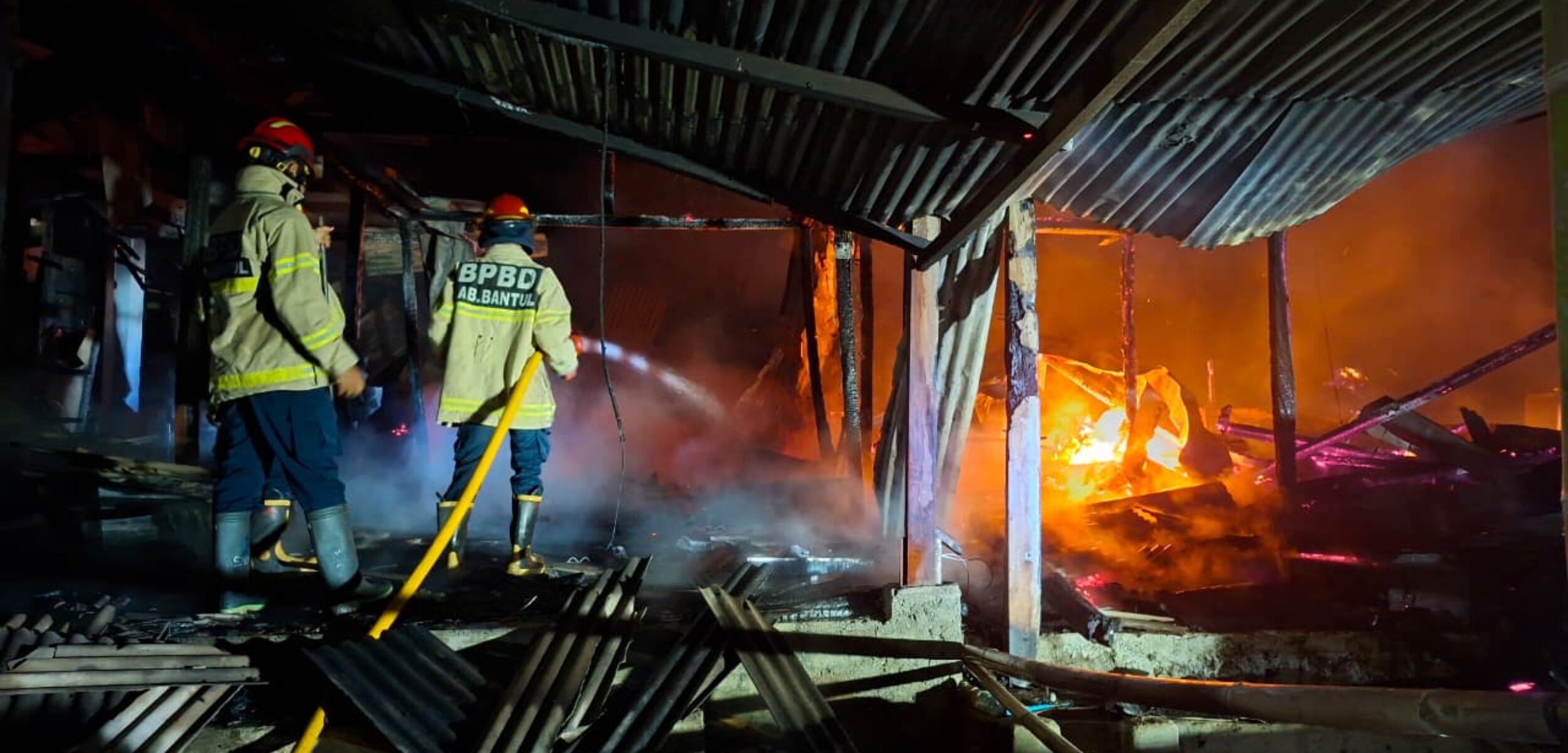 Sejumlah Kios Terbakar di Wisata Kebun Buah Mangunan Bantul, Kerugian Capai Rp 220 Juta