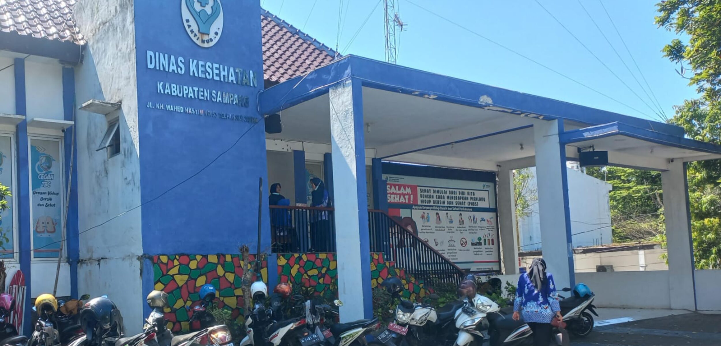 Kantor Dinas Kesehatan dan Keluarga Berencana Kab. Sampang. (Fais/kabarterdepan.com) 