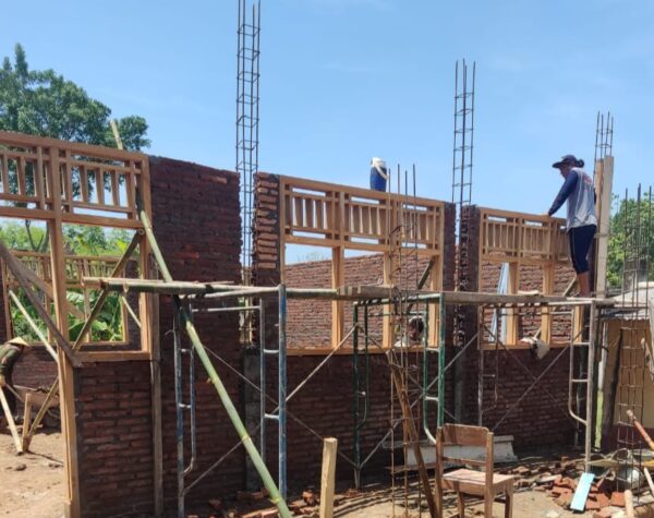 Ilustrasi Pelaksanaan pembangunan rumah program BSPS di Kabupaten Sragen (Dok.masrikin/kabarterdepan.com)