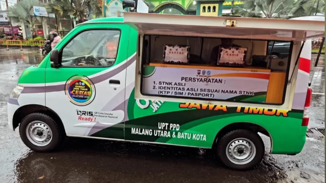 Ilustrasi Samsat Keliling Kota Batu. (Instagram @samsat.batu)