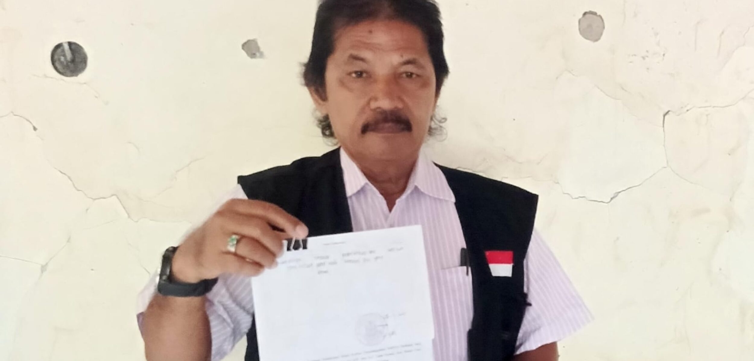 Ketua Yayasan Peduli Kasih Bekasi (YPKB) Saudin Simajuntak.(Yanso/kabarterdepan.com) 