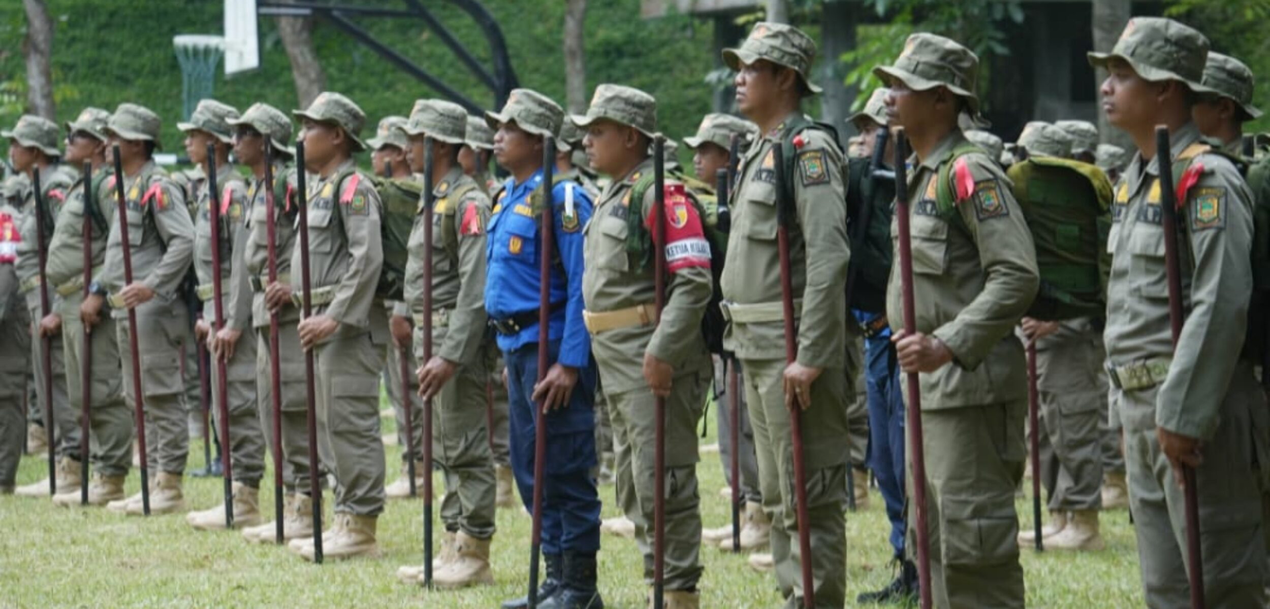 Kekompakan Retreat Satpol PP dan Damkar Kota Mojokerto. (Redaksi/kabarterdepan.com)