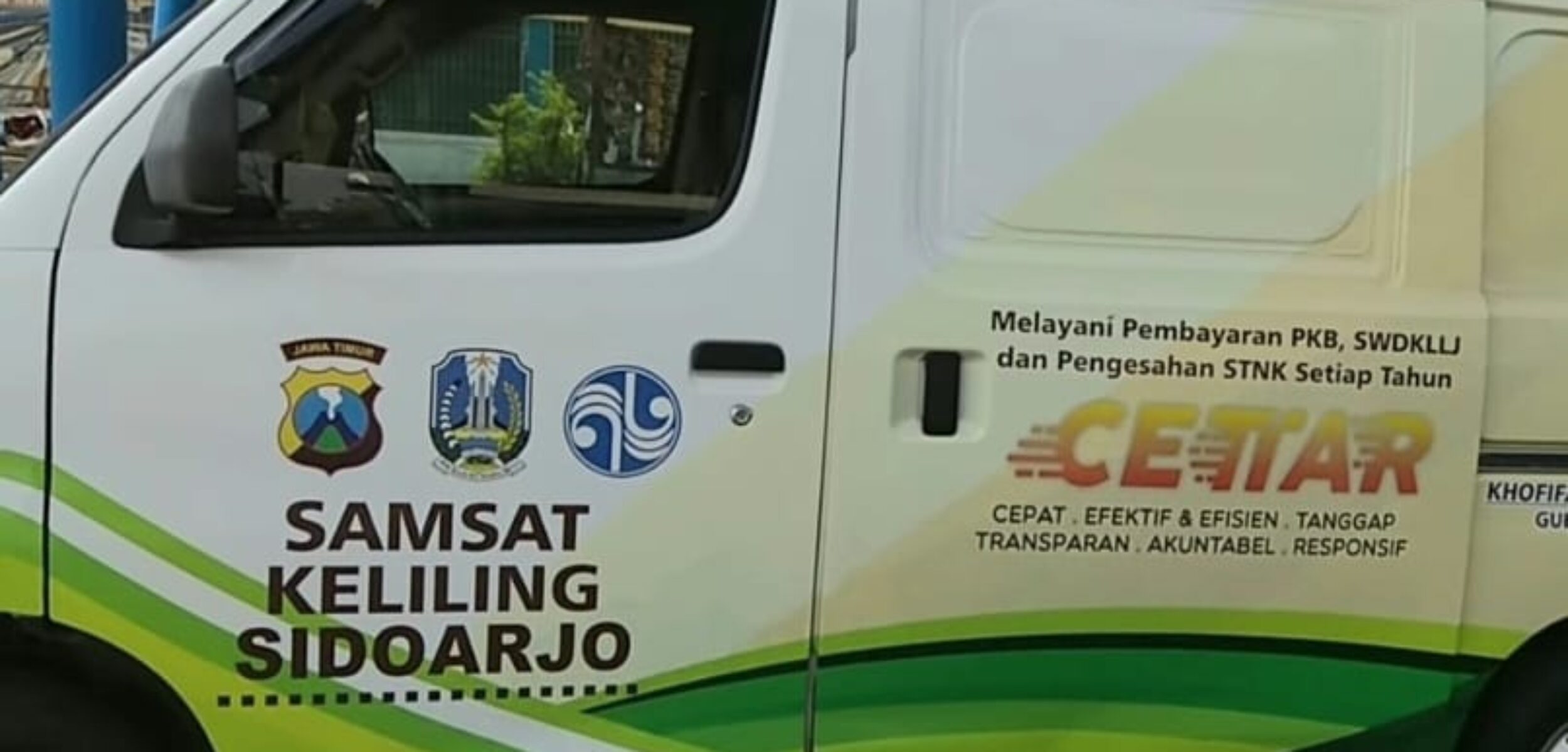 Potret mobil Samsat Keliling Sidoarjo. (Samsat Sidoarjo)