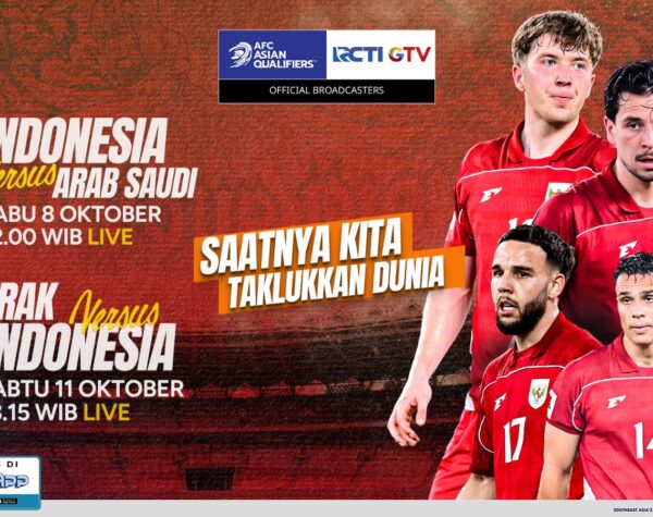 Saksikan Dua Laga Penentu Takdir Timnas Indonesia di Kualifikasi Piala Dunia 2026, Live di RCTI!
