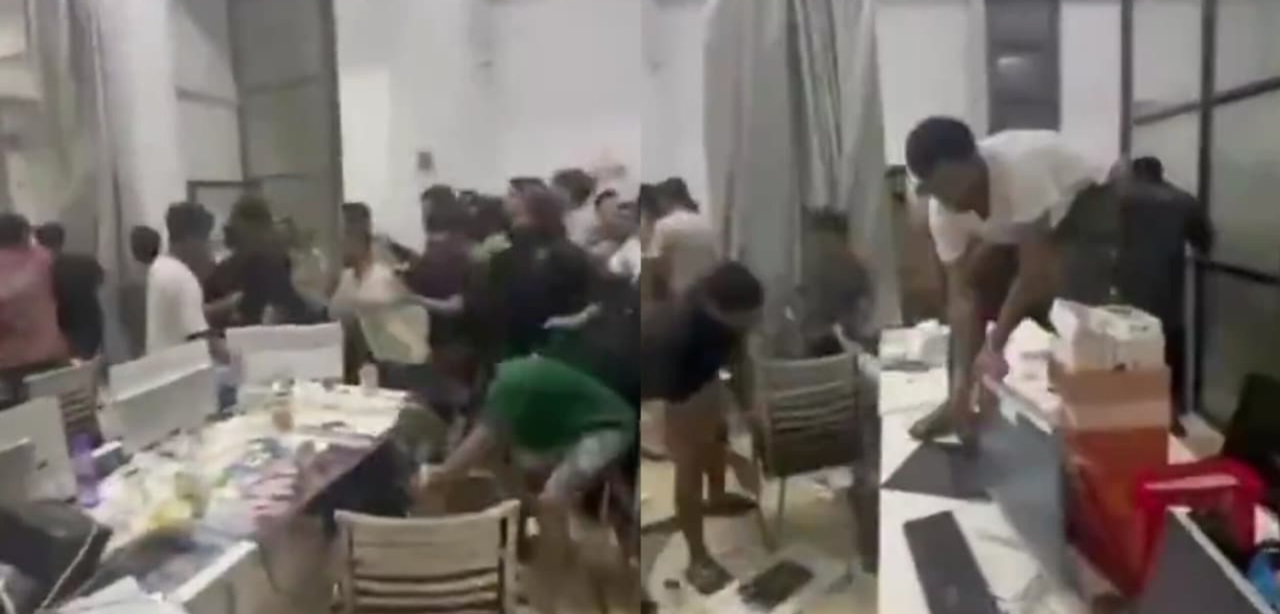 Tangkapan layar yang menyebutkan Pekerja Migran Indonesia terlibat dalam kerusuhan di perusahaan judi online milik China di Sihanoukville Kamboja. (X @Wangjupaian)