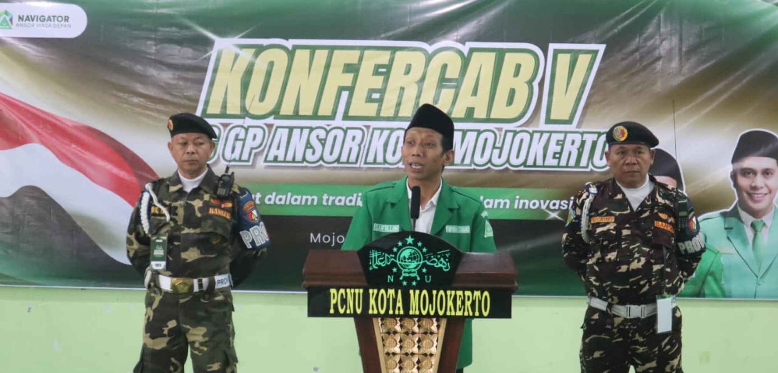 Ketua PC GP Ansor Kota Mojokerto, Ahmad Saifulloh. (Redaksi Kabar Terdepan)