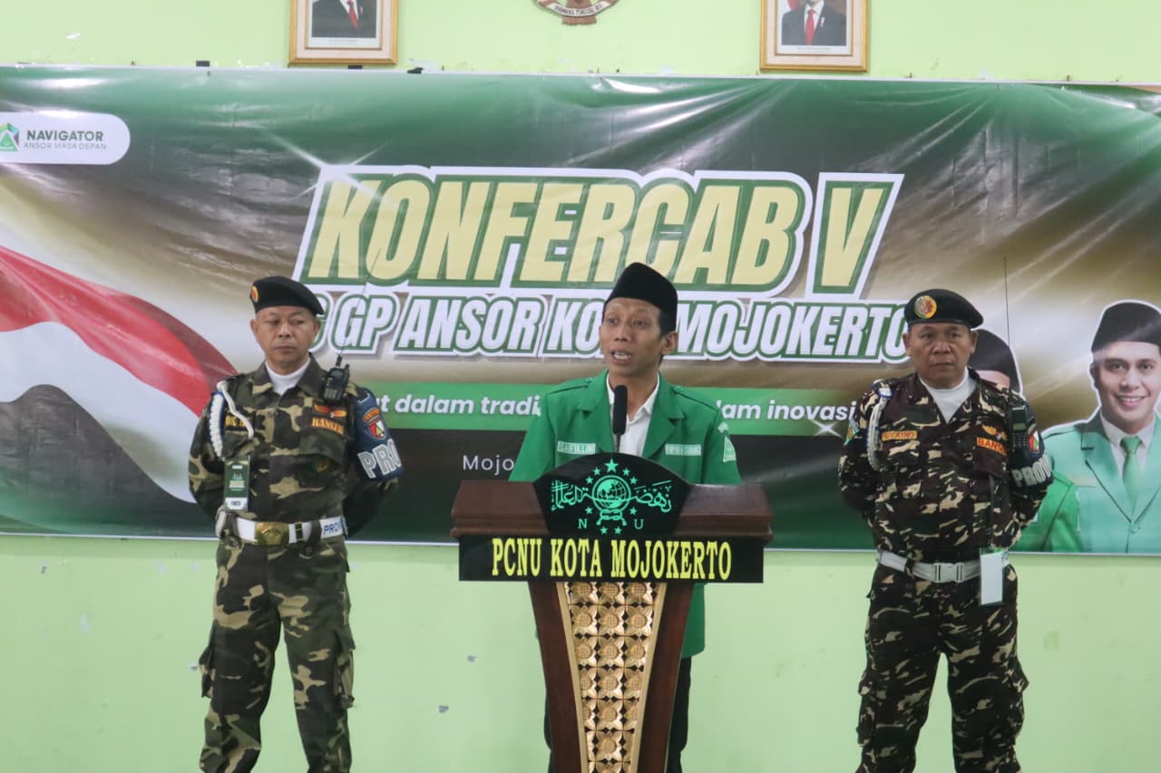 Ketua PC GP Ansor Kota Mojokerto, Ahmad Saifulloh. (Redaksi Kabar Terdepan)