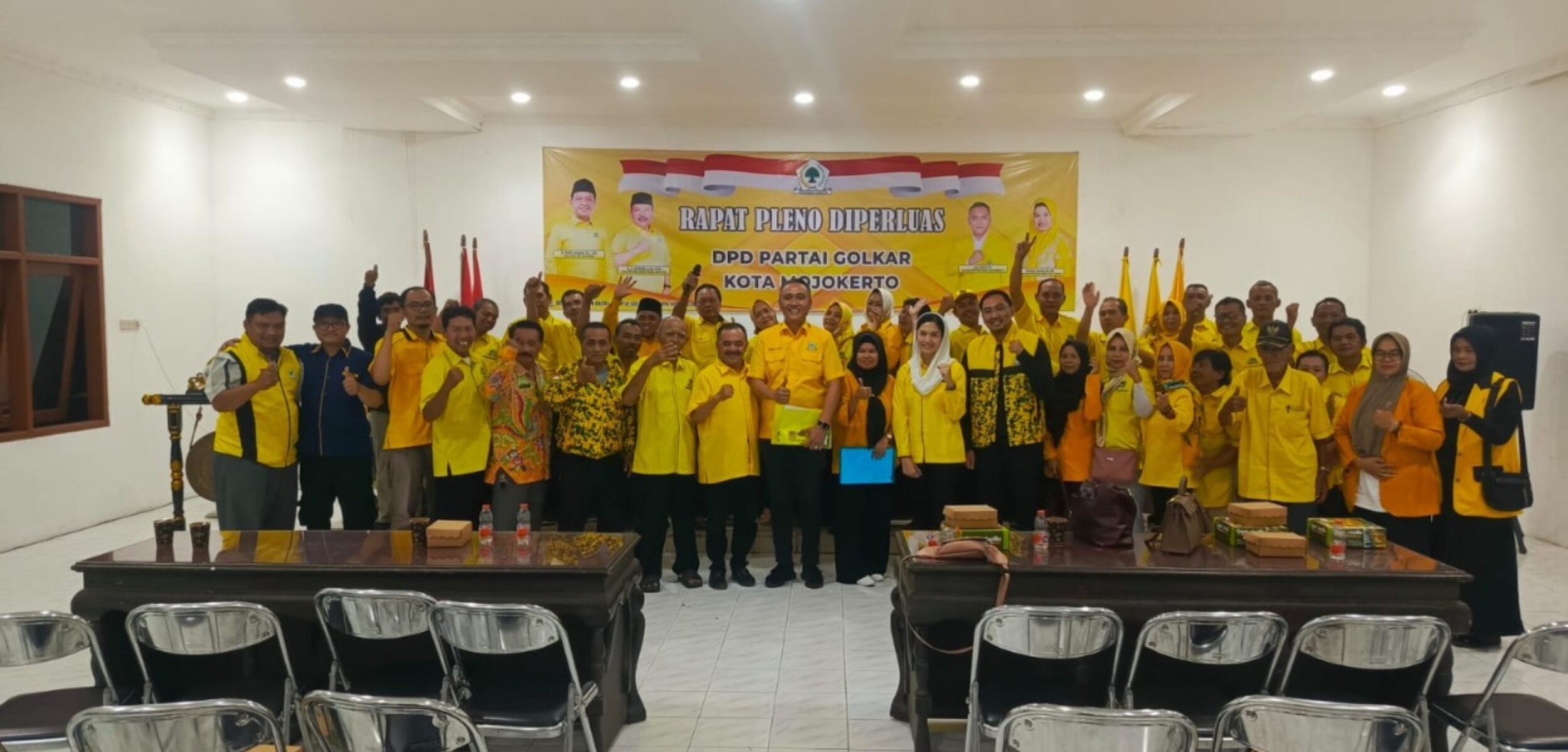 Rapat Pleno Diperluas DPD Partai Golkar Kota Mojokerto. (Redaksi Kabar Terdepan)