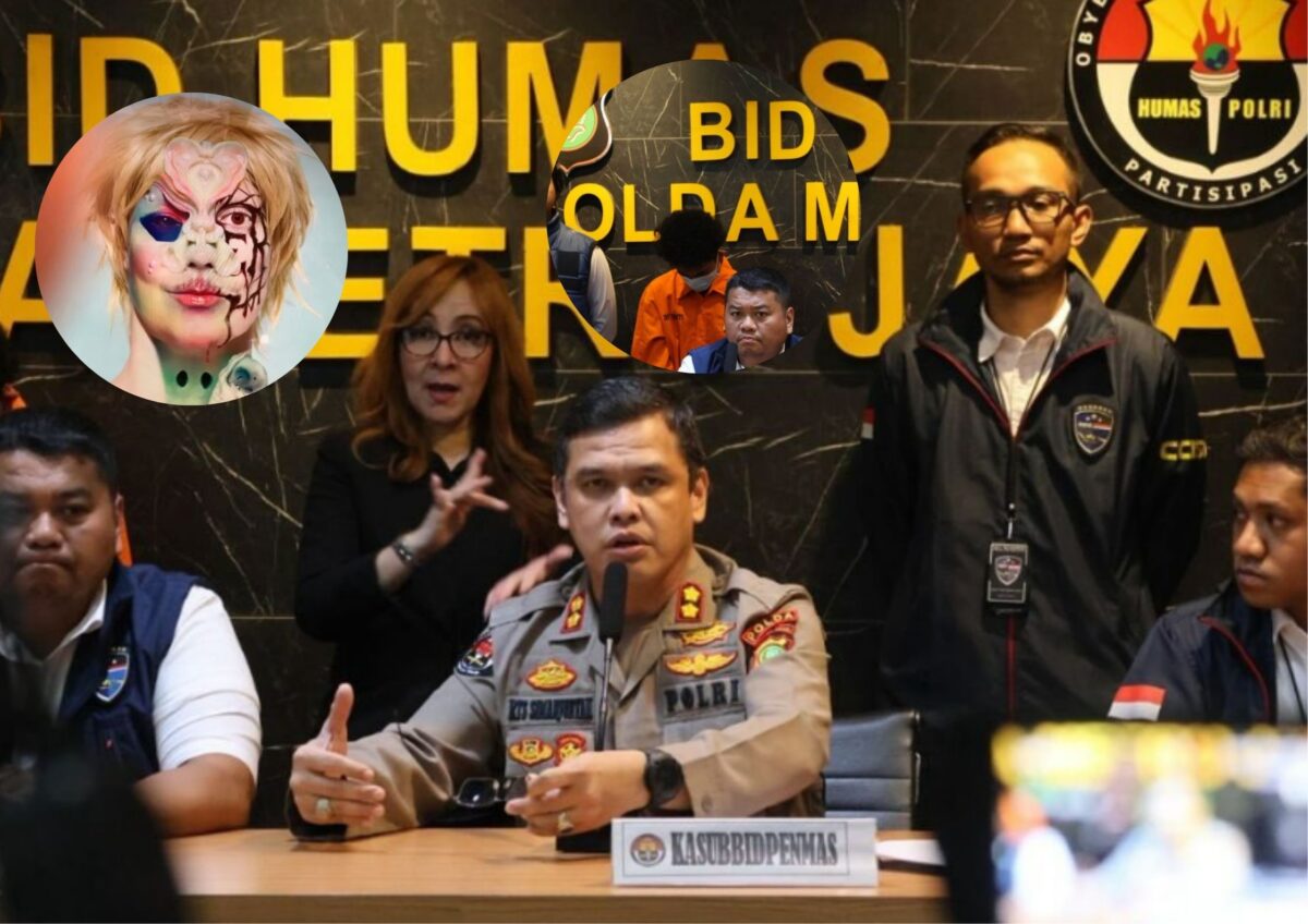 Penangkapan WFT yang diduga sosok Bjorka. (Instagram/Polda Metro Jaya)