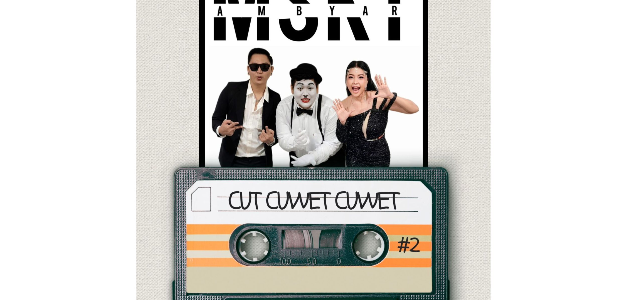 Artwork lagu 'Cut Cuwet Cuwet' oleh MasKOt Ambyar. (Istimewa)