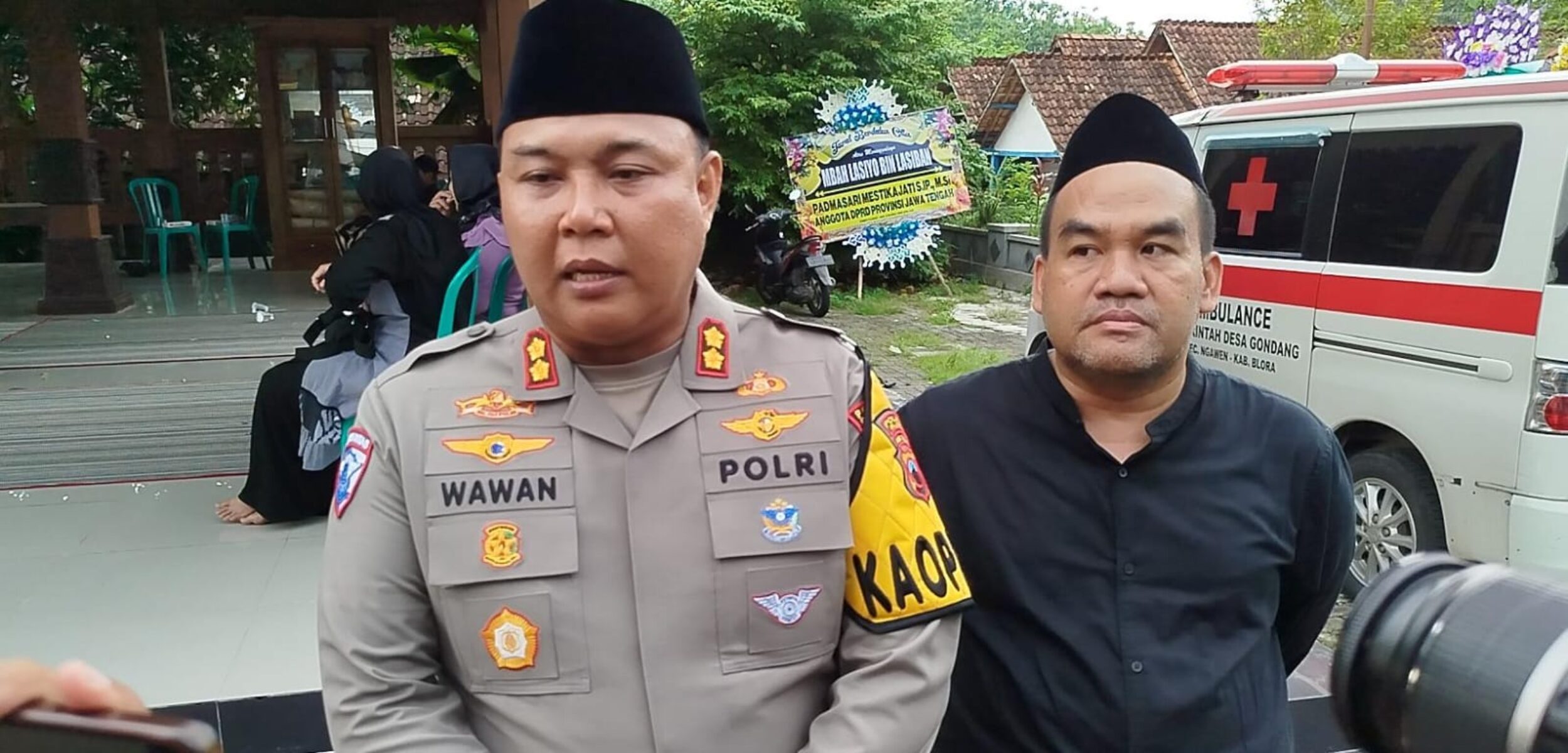 Bupati Blora, Arief Rohman bersama Kapolres Blora, AKBP Wawan Andi Susanto. (Foto: Rengga/kabarterdepan.com)