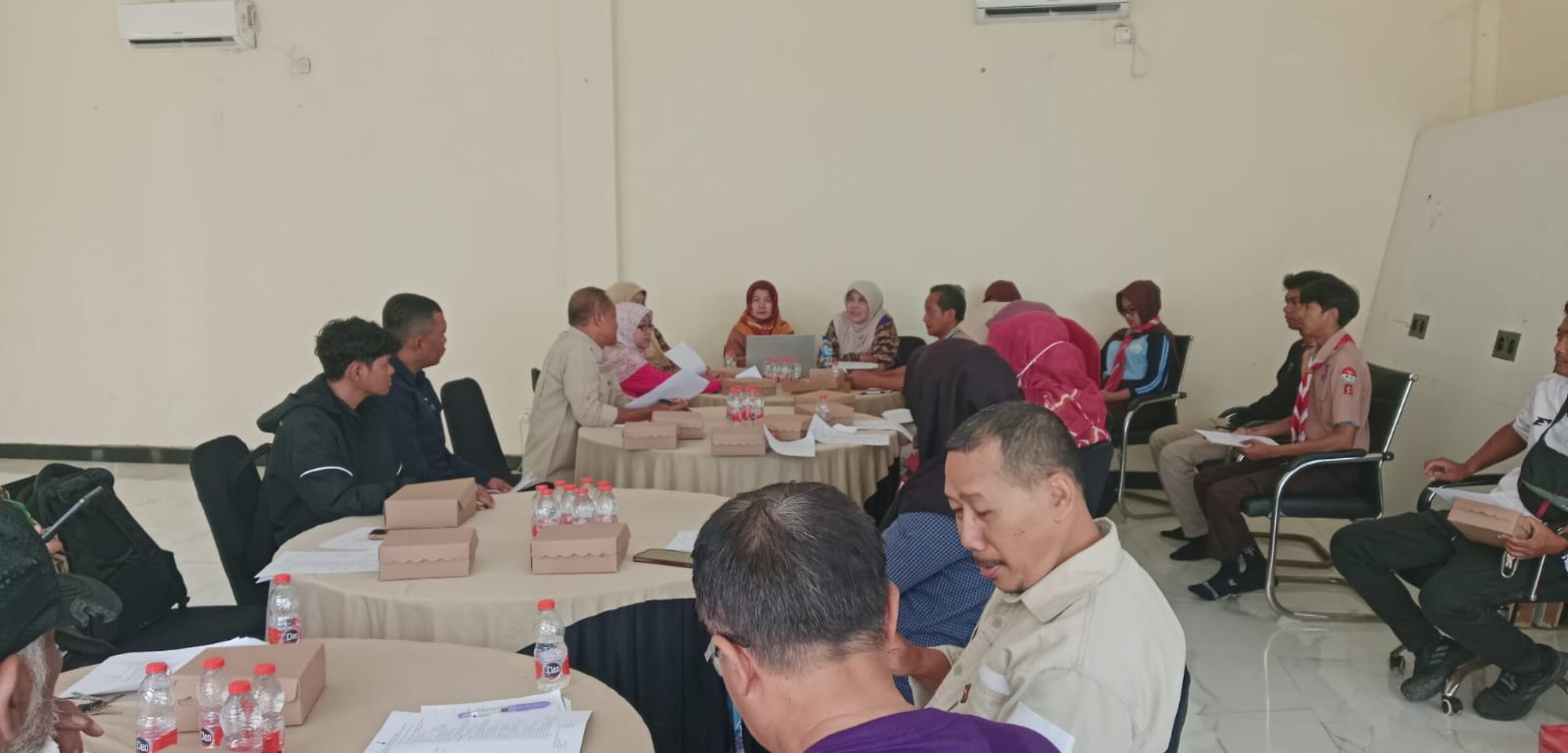 Rapat kordinasi pelantikan Pramuka Garuda 2025 Kota Mojokerto. (Innka Cristy Natalia/kabarterdepan.com) 