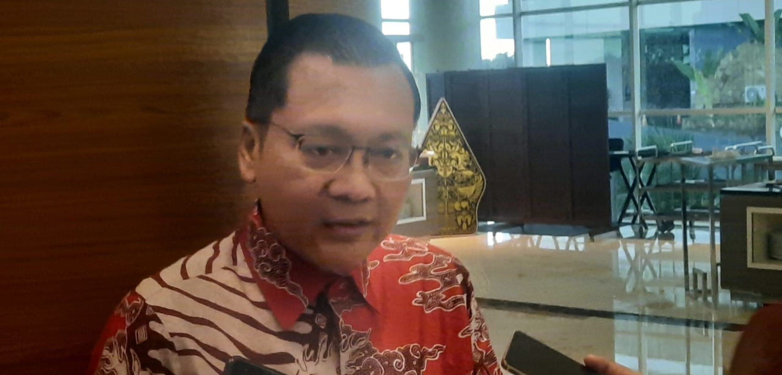 Ketua DPRD Sleman Gustan Ganda.