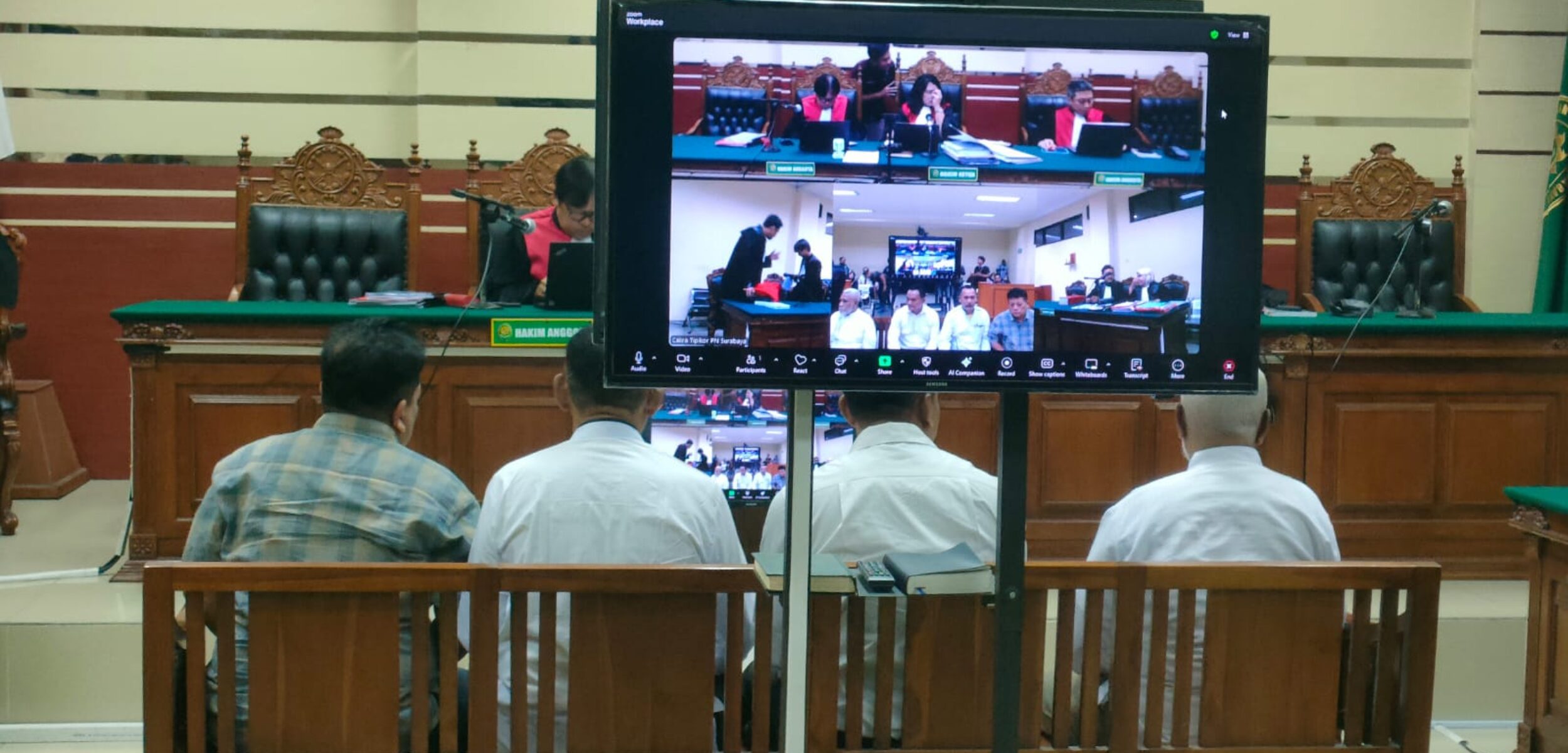 Suasana sidang penjualan tanah Gogol desa Sidokerto, Sidoarjo.