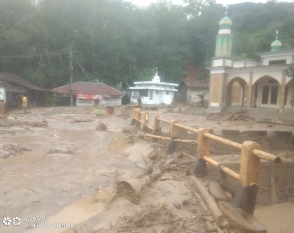 Banjir, Longsor dan Angin Puting Beliung di Madina, Ini Wilayah Terdampak