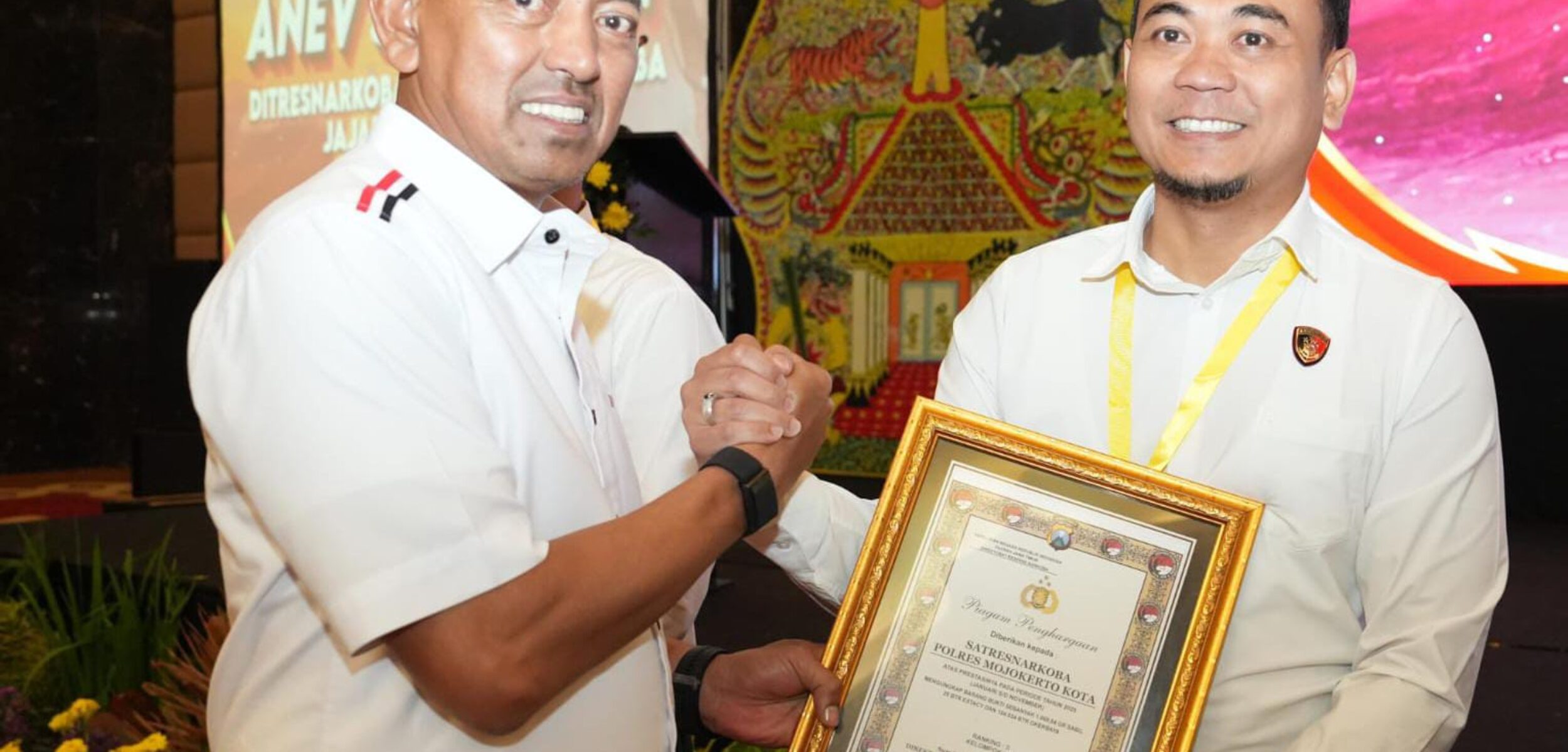 Raih Juara 2, Ini Prestasi Satresnaskoba Polres Mojokerto Kota
