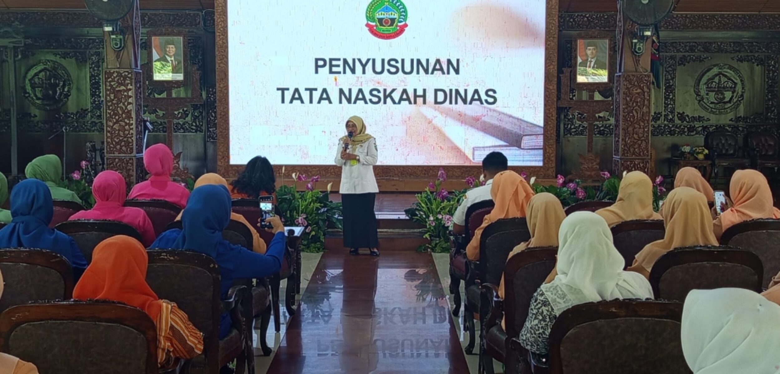 Diikuti 150 Pengurus, DPK Blora Bimbing GOW Tata Arsip dan Surat Resmi Sesuai Aturan Baru