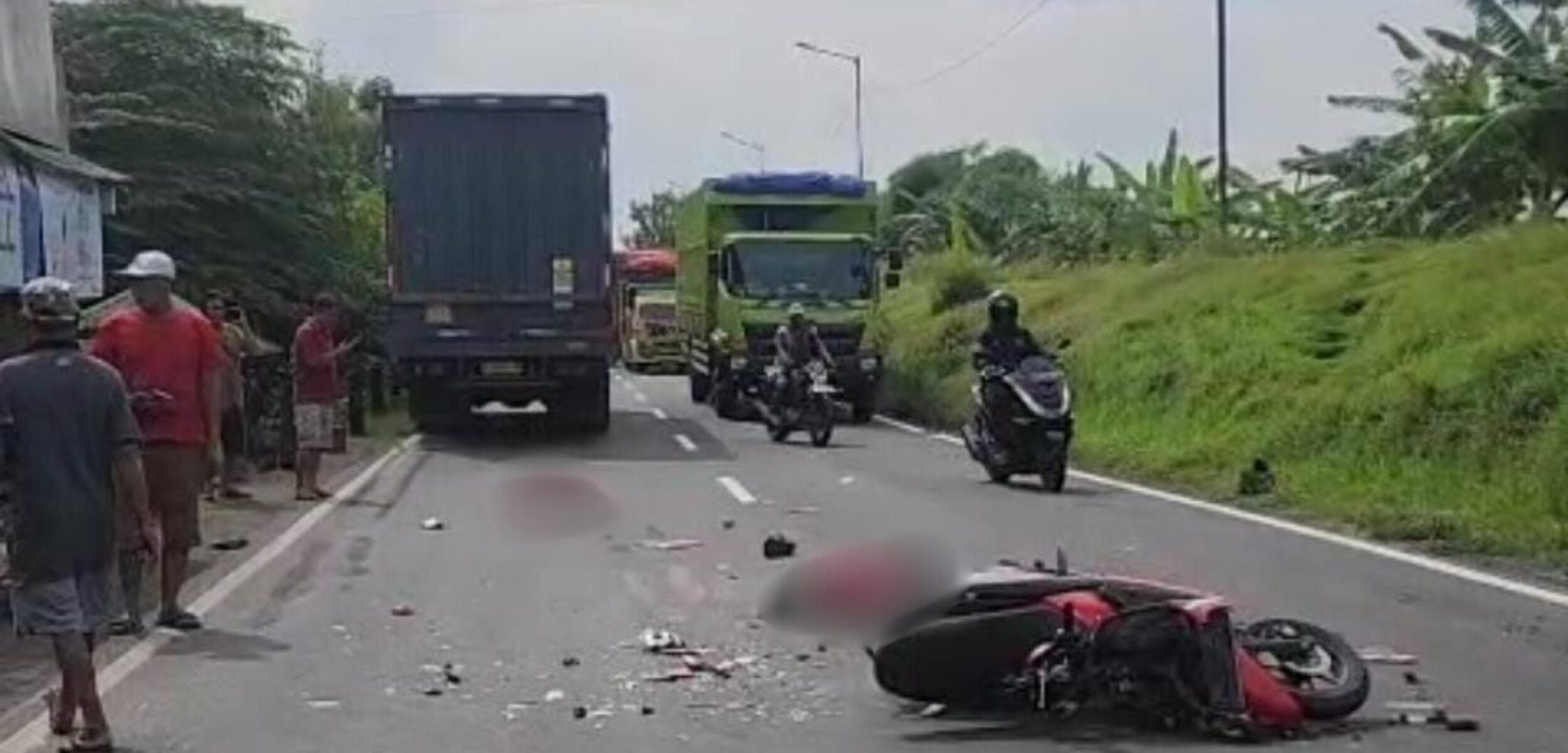 Kronologi Laka Lantas di Tapen Jombang, Pemotor Meninggal di TKP