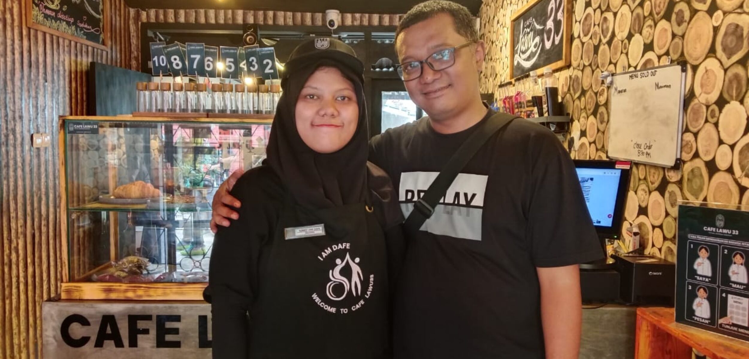 Inspiratif! Cafe Lawu 33 Mojokerto Hadirkan Harapan Baru bagi Sherly