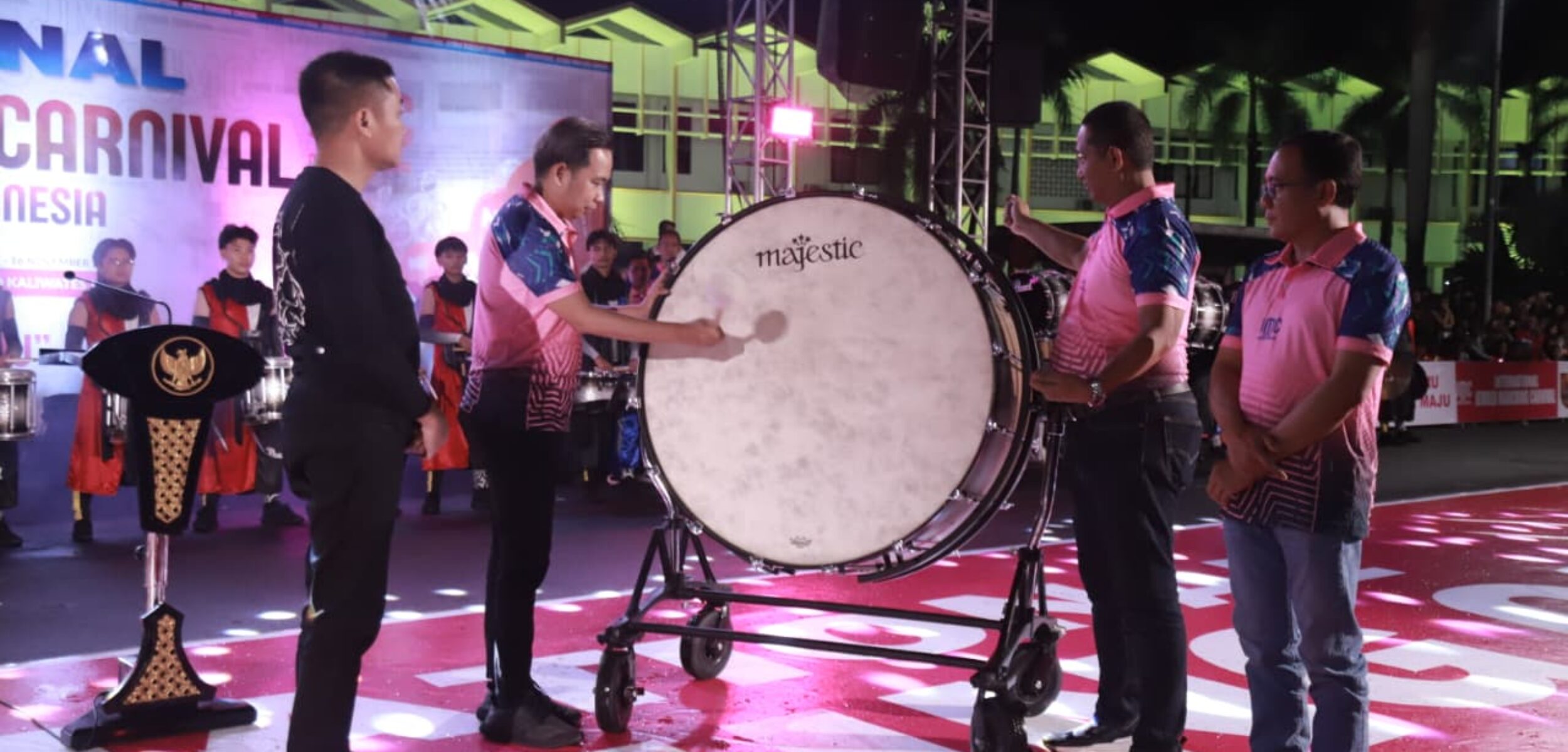 Open Kejuaraan Internasional Jember Marching Carnival (IJMC) 2025 resmi dibuka Bupati Jember, H. Mohammad Fawait. (LN/Kabarterdepan.com)