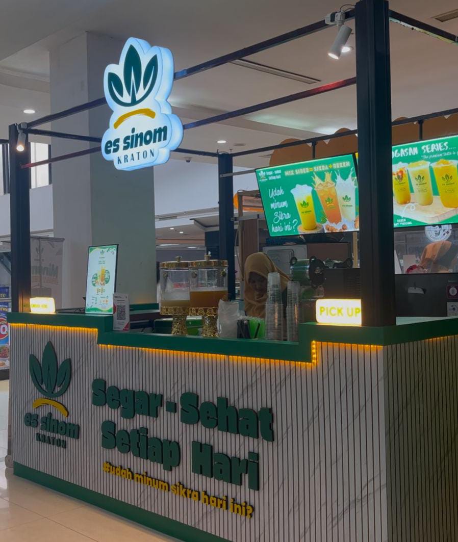 Es Sinom Kraton Sunrise Mall Mojokerto. (Innka/Kabarterdepan.com)