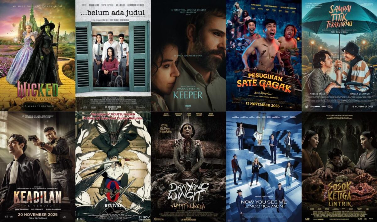 Sederet film yang tayang di bioskop. (CGV)