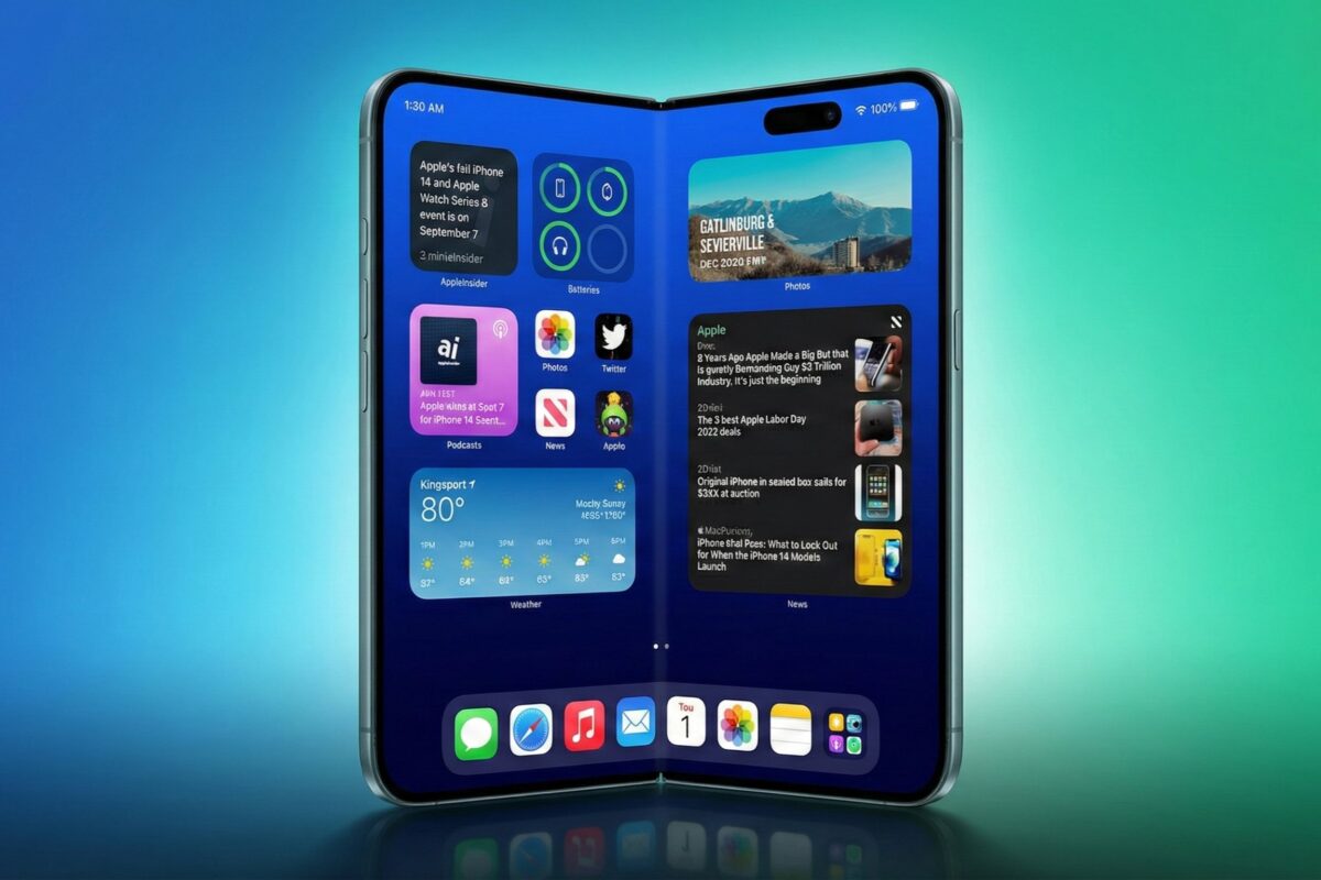 G8MNyhOa0AAa9dg 1 Ilustrasi iPhone lipat Apple. (X)