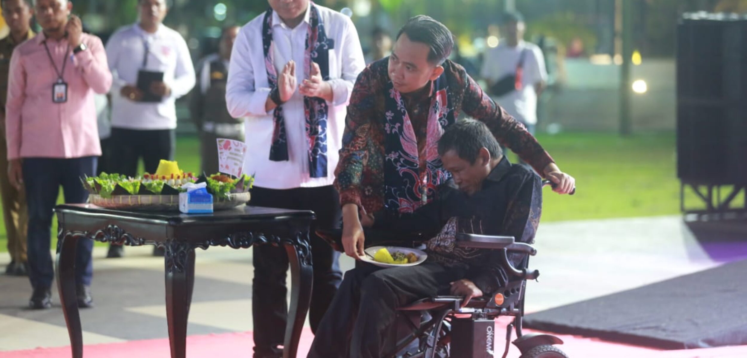 Bupati Jember Gus Fawait peduli disabilitas. (Lana Rumanta/kabarterdepan.com)