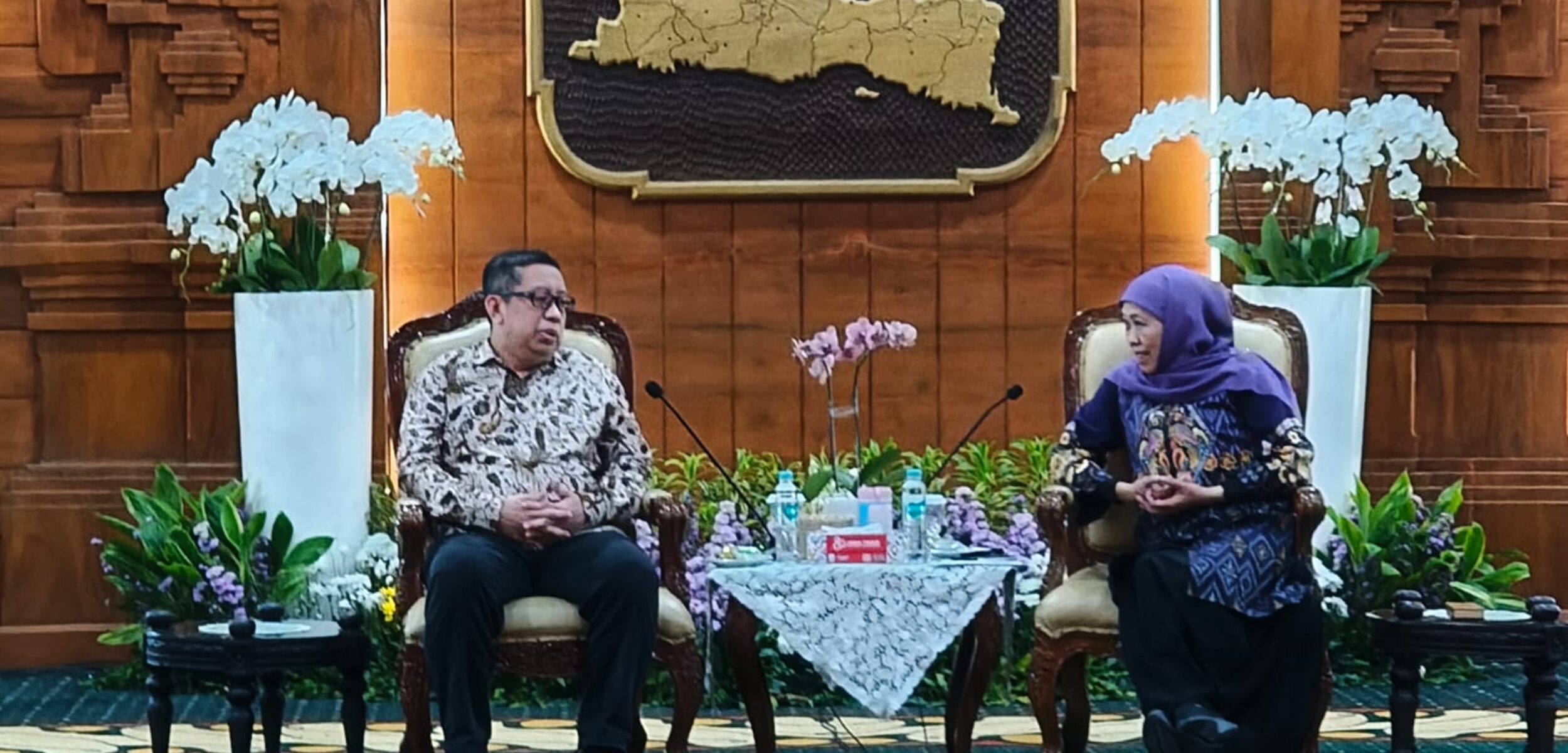 Optimalisasi Pajak Pusat dan Daerah, DJP Jawa Timur Koordinasi dengan Gubernur Khofifah