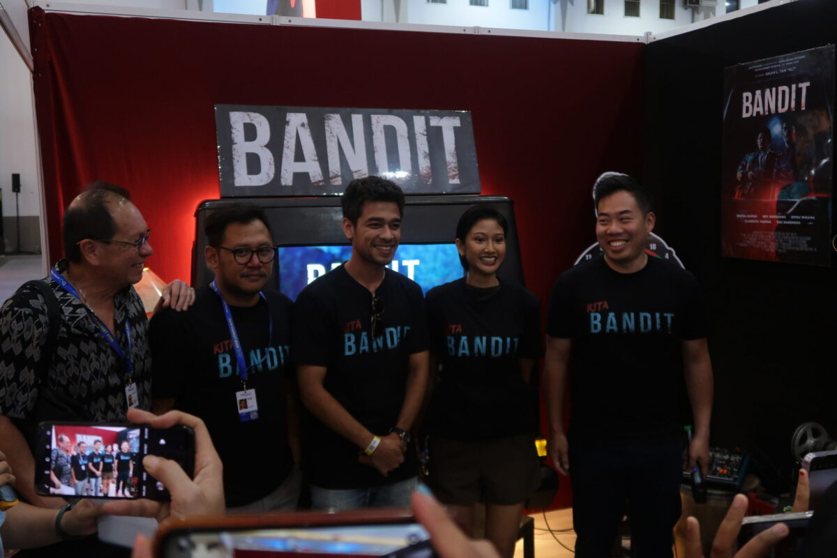 Adaptif Films berkolaborasi dengan Aufklärung Pictures, Viking Sunset Film, dan Naga Film secara resmi memperkenalkan film Bandit di JAFF Market 2025. (Istimewa)