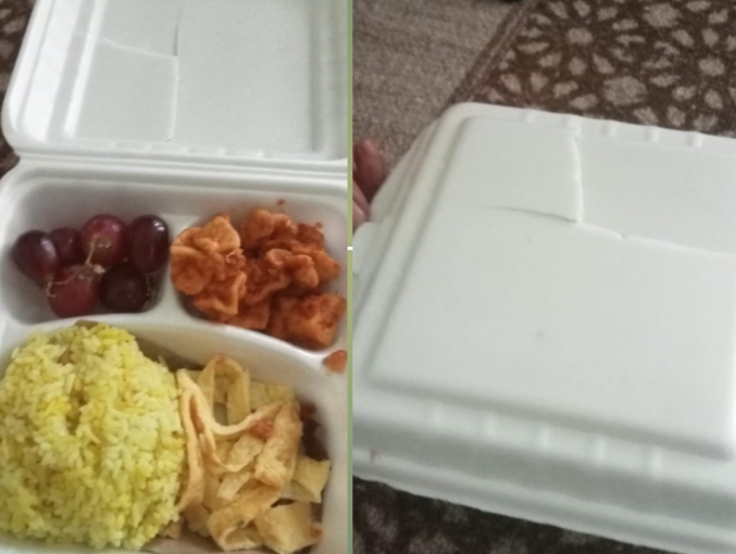 Kemasan styrofoam pada SPPG Tanggumong (fais/kabarterdepan.com)