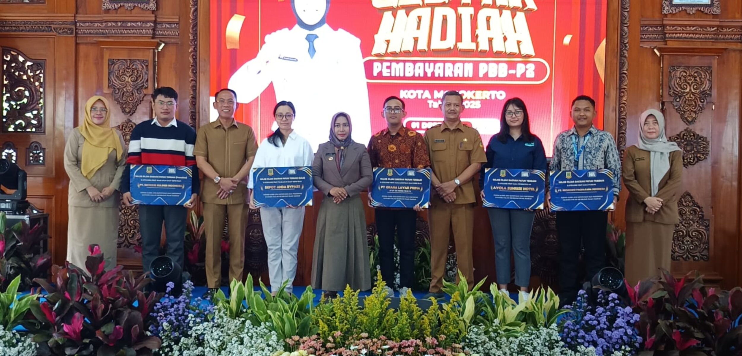 Gebyar Hadiah PBB P2 Kota Mojokerto, Warga Bisa Dapat Tiket Umrah