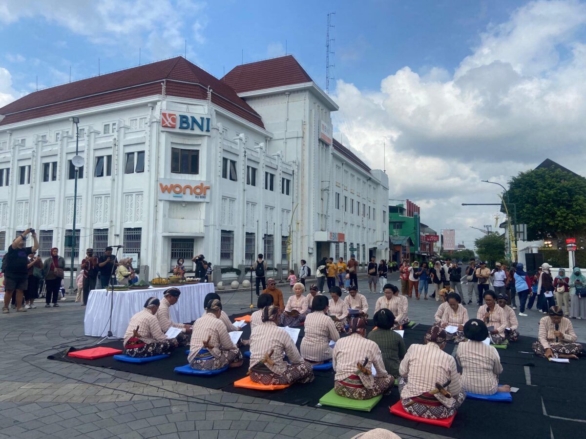 Gelaran Malioboro Culture Vibes 2025 di Titik Nol Kilomoter Yogyakarta, Senin (1/12/2025). (Hadid Husani/kabarterdepan.com)